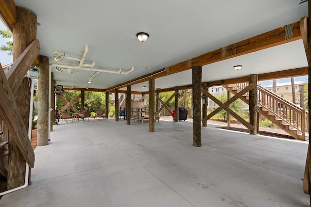 31 W 9th St, Folly Beach, SC 29439 - view of patio / terrace with stairway