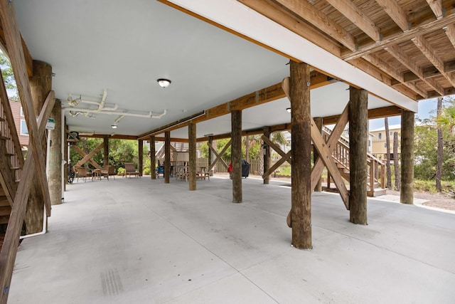 31 W 9th St, Folly Beach, SC 29439 - view of patio featuring stairs