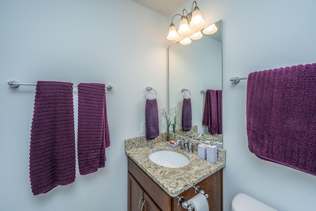 5442 Clearview Dr, North Charleston, SC 29420 - bathroom with vanity and toilet