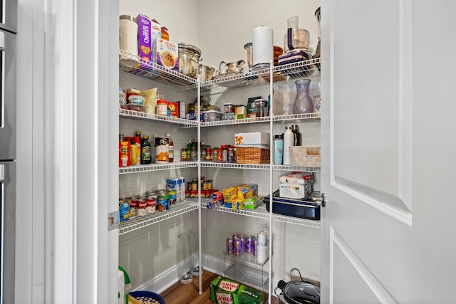 view of pantry