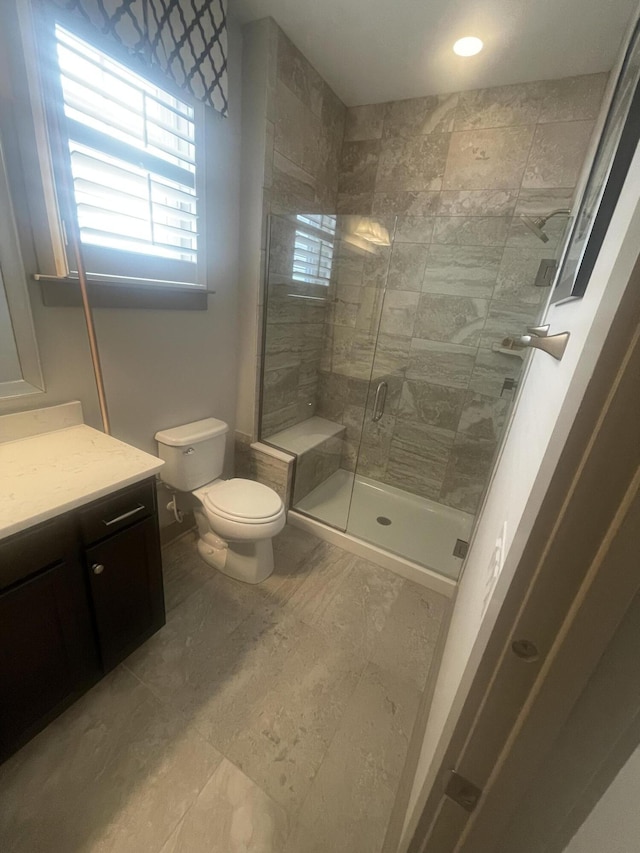 118 Magnolia House Dr, Summerville, SC 29486 - full bathroom featuring vanity, toilet, and a stall shower
