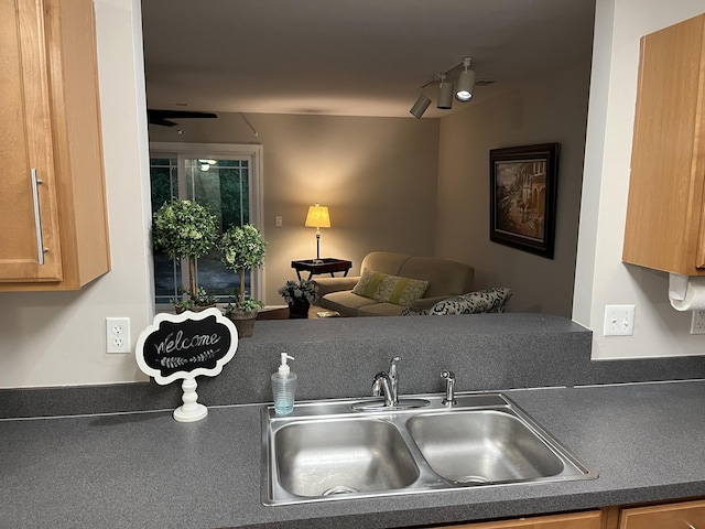 kitchen featuring sink