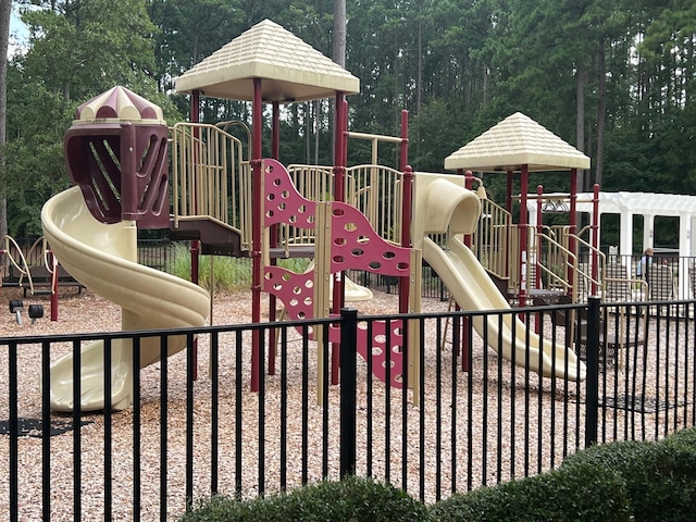 view of jungle gym