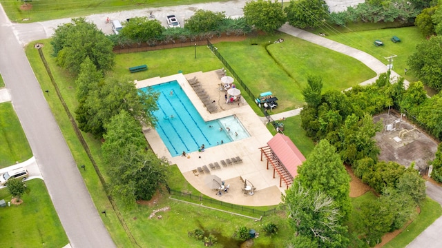 826 Bibury Ct, Charleston, SC 29414 - aerial view of a pool