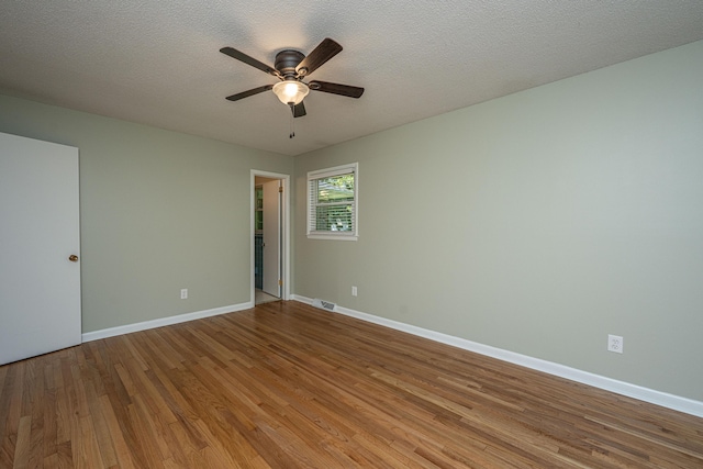 2847 Limestone Blvd, Charleston, SC 29414 - unfurnished room with ceiling fan, wood finished floors, and a textured ceiling