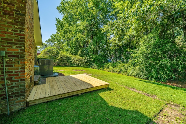 2847 Limestone Blvd, Charleston, SC 29414 - view of grassy yard featuring a wooden deck