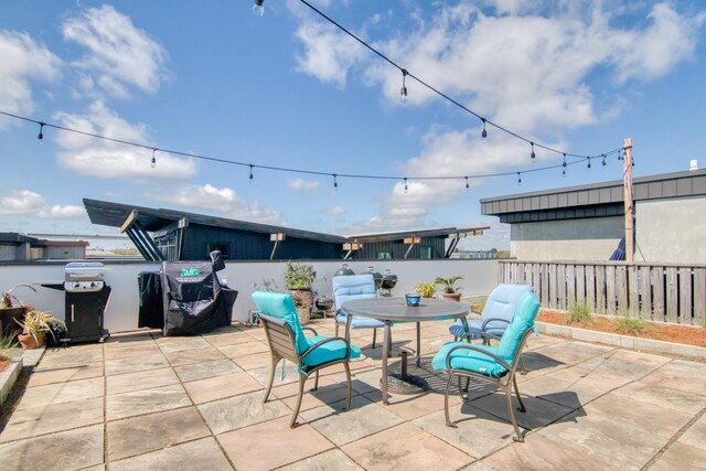 1 Cool Blow St Unit 124, Charleston, SC 29403 - fenced backyard featuring a patio and outdoor dining area