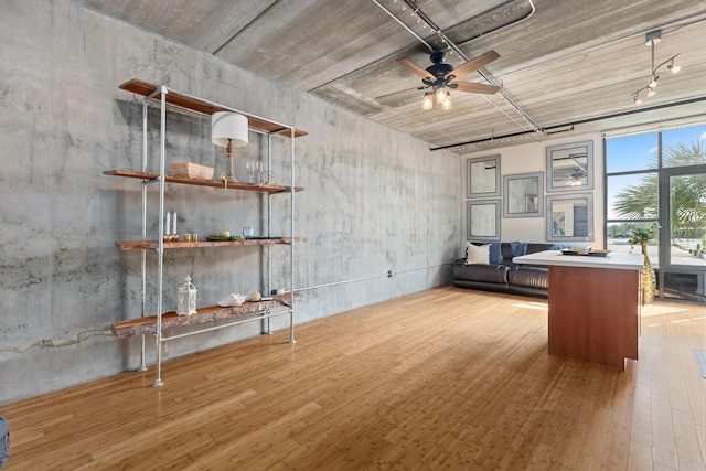 1 Cool Blow St Unit 124, Charleston, SC 29403 - unfurnished office with wood finished floors and a ceiling fan