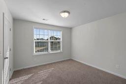 unfurnished room with carpet flooring