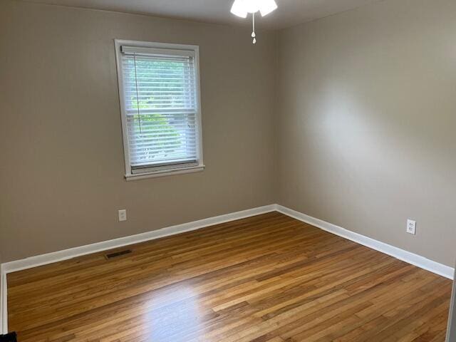 105 Pandora Dr, Goose Creek, SC 29445 - unfurnished room featuring wood finished floors, baseboards, and a ceiling fan