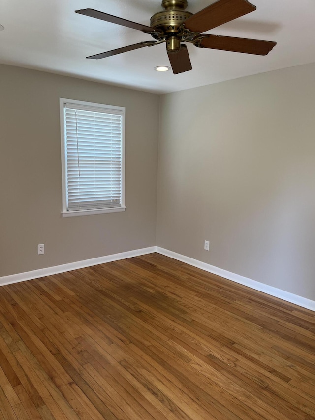 105 Pandora Dr, Goose Creek, SC 29445 - unfurnished room featuring hardwood / wood-style floors, baseboards, and ceiling fan