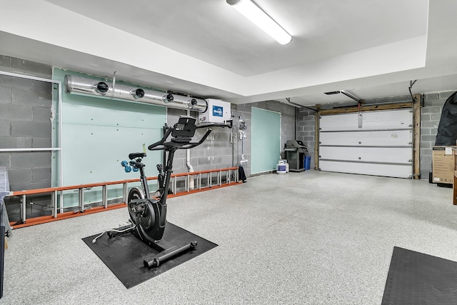 view of workout room