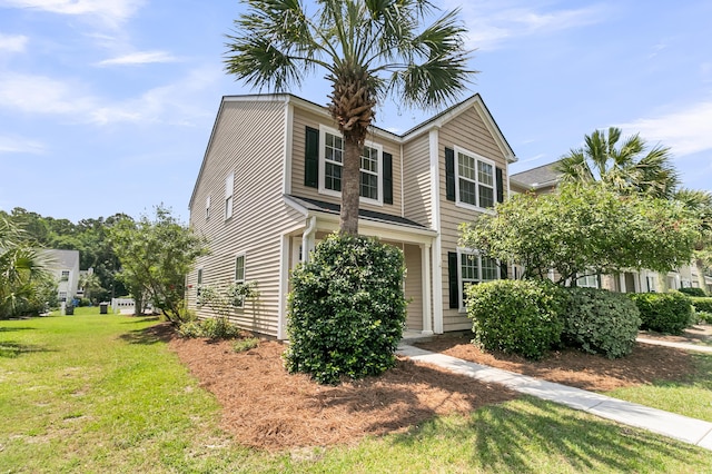 4823 Shady Tree Ln, Summerville, SC 29485 - view of front facade with a front yard