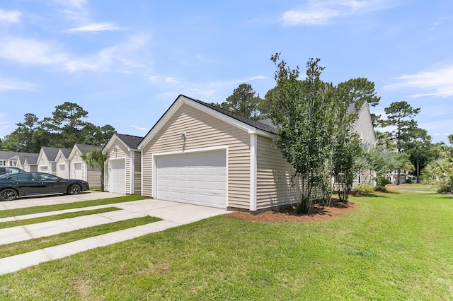 4823 Shady Tree Ln, Summerville, SC 29485 - garage with driveway