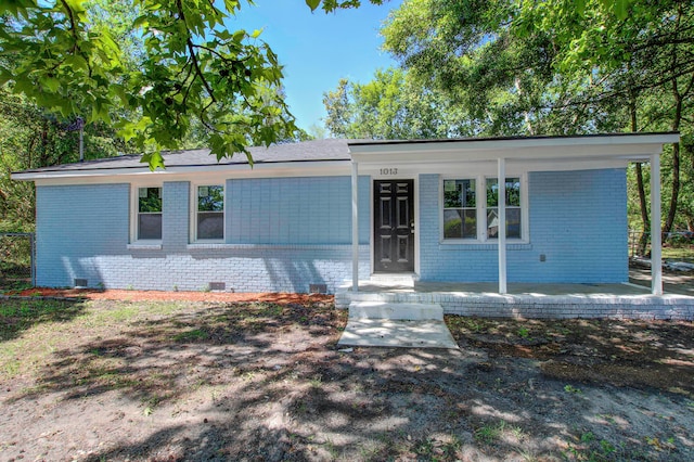 view of ranch-style home