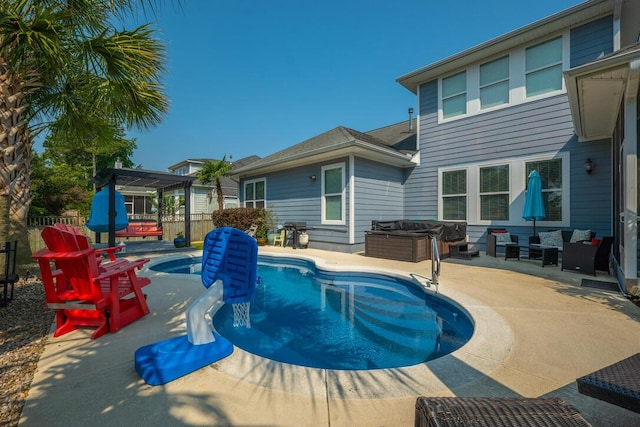 185 Red Leaf Blvd, Moncks Corner, SC 29461 - view of swimming pool with outdoor lounge area and a patio