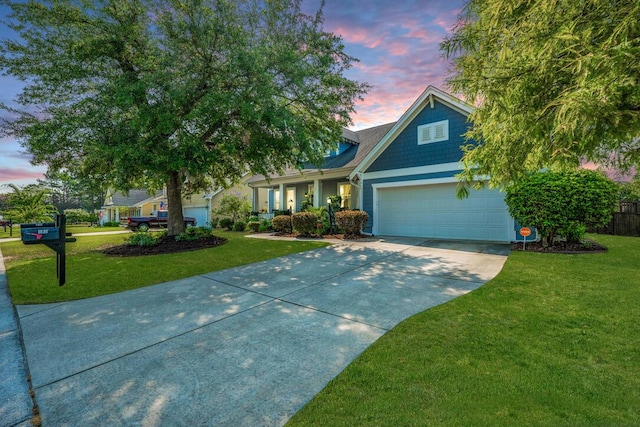 185 Red Leaf Blvd, Moncks Corner, SC 29461 - view of front of property with concrete driveway, a front yard, and an attached garage