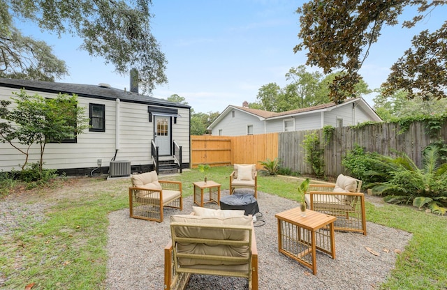 2317 Kent Ave, North Charleston, SC 29405 - fenced backyard featuring entry steps