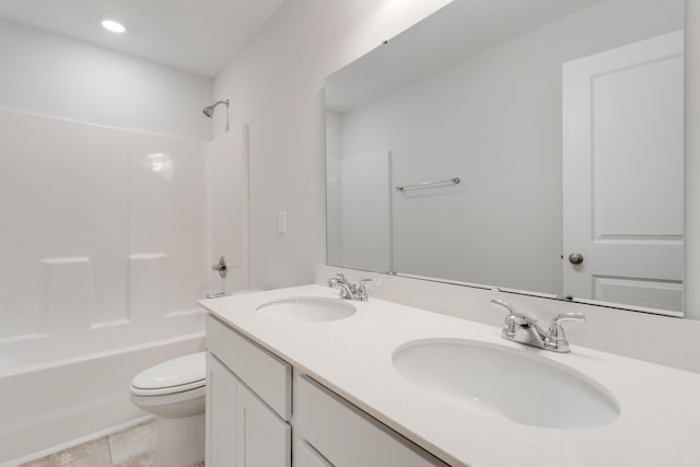1816 Casein St, Summerville, SC 29483 - full bath featuring a sink, washtub / shower combination, toilet, and double vanity