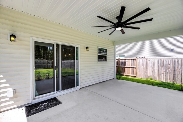 4308 Cotton Flt Rd, Summerville, SC 29485 - view of patio / terrace with a ceiling fan
