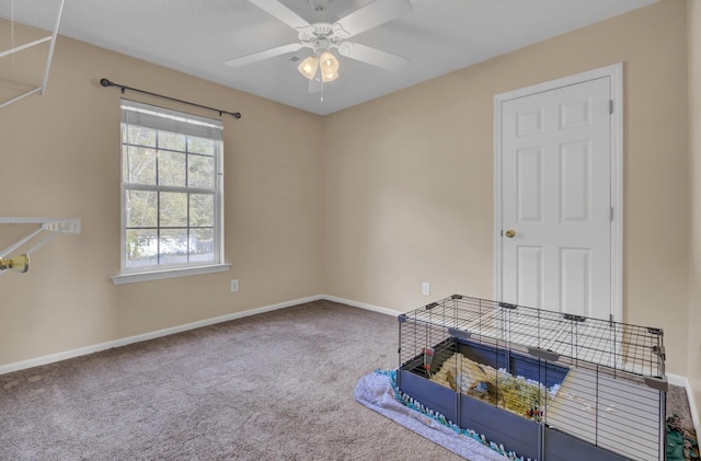 1600 Windsor Ln, Moncks Corner, SC 29461 - carpeted spare room with a ceiling fan and baseboards