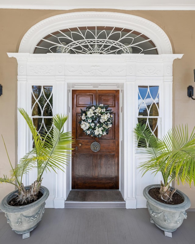 view of entrance to property