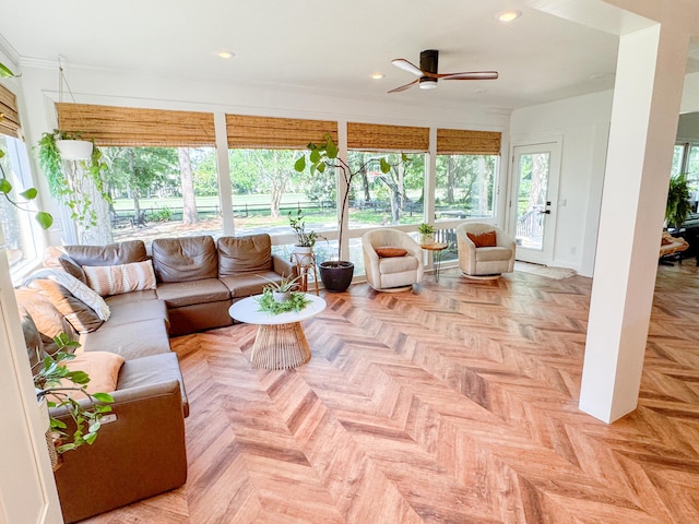 27 Fitzroy Dr, Charleston, SC 29414 - sunroom / solarium featuring recessed lighting