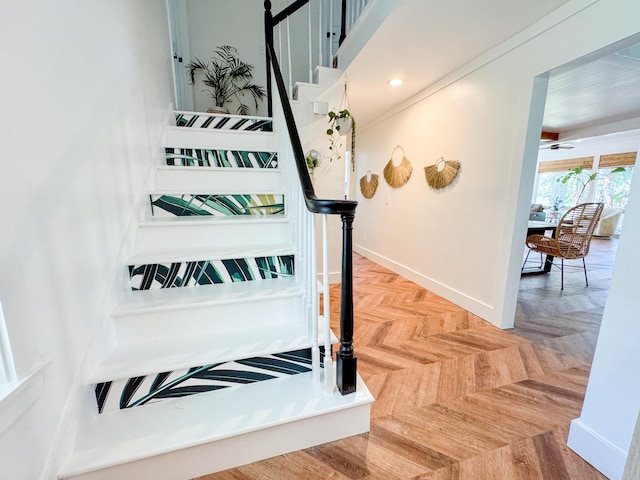 27 Fitzroy Dr, Charleston, SC 29414 - stairs with baseboards