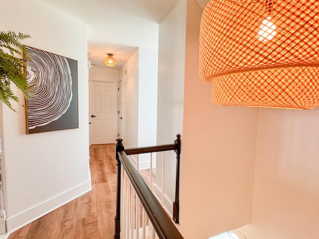 27 Fitzroy Dr, Charleston, SC 29414 - hall featuring an upstairs landing, light wood-style floors, and baseboards