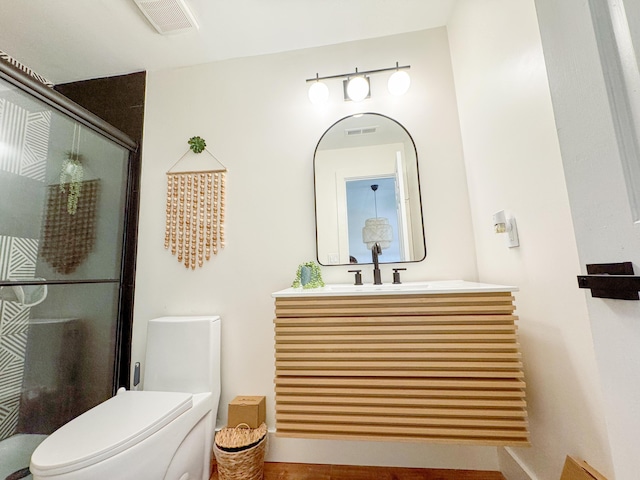 27 Fitzroy Dr, Charleston, SC 29414 - full bathroom with vanity, a shower stall, and toilet