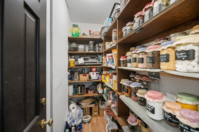 view of pantry