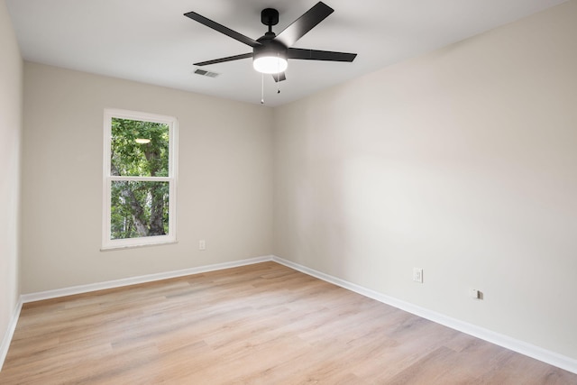 1478 Diamond Blvd, Mount Pleasant, SC 29466 - spare room featuring light wood-style flooring and a ceiling fan