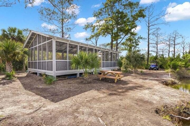840 Forrest Dr, Charleston, SC 29492 - back of house with a sunroom