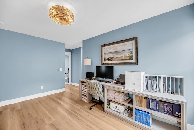331 Saddlewood Dr, Charleston, SC 29414 - office area with baseboards and wood finished floors
