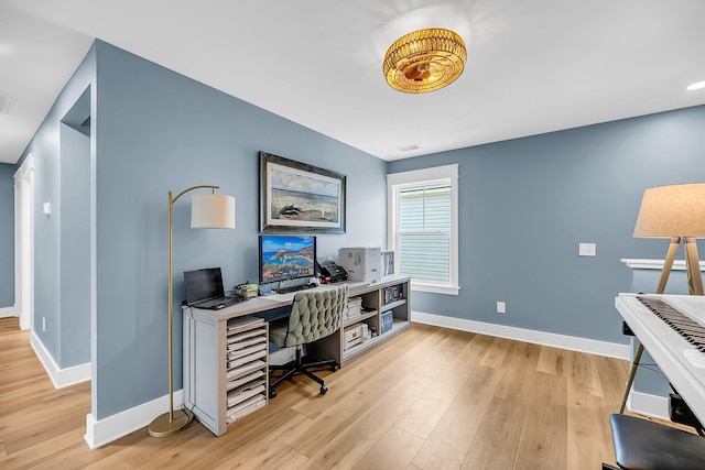 331 Saddlewood Dr, Charleston, SC 29414 - home office with light wood-style flooring