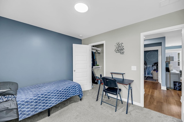 331 Saddlewood Dr, Charleston, SC 29414 - bedroom featuring carpet floors, a closet, a spacious closet, and a desk