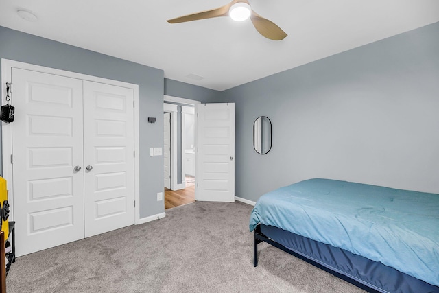 331 Saddlewood Dr, Charleston, SC 29414 - carpeted bedroom featuring a closet and a ceiling fan