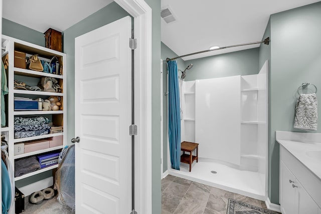 331 Saddlewood Dr, Charleston, SC 29414 - full bath with a shower with shower curtain and vanity