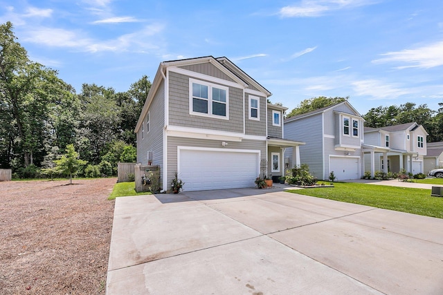 331 Saddlewood Dr, Charleston, SC 29414 - view of front of property featuring a garage, concrete driveway, and a front yard