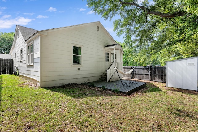 view of rear view of property