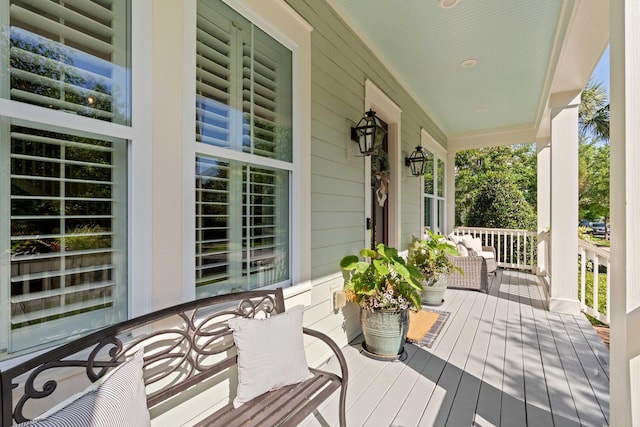 1527 Wando View St, Charleston, SC 29492 - wooden deck featuring covered porch