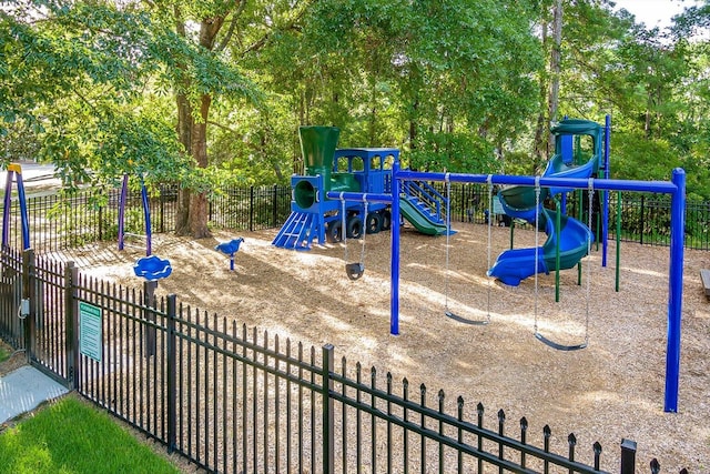 view of jungle gym