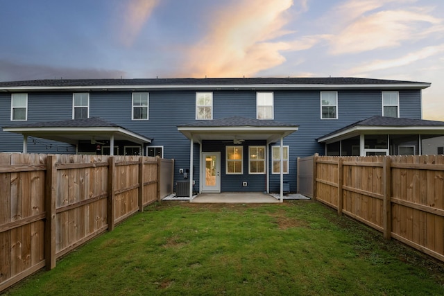 5133 Park Creek Ave, North Charleston, SC 29418 - back of property featuring a patio and a ceiling fan