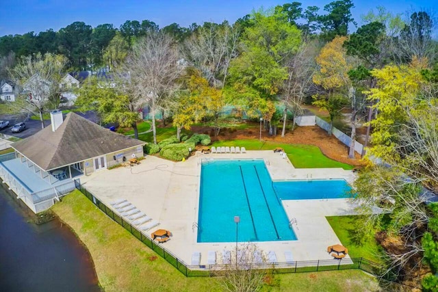 5133 Park Creek Ave, North Charleston, SC 29418 - community pool with a patio and a water view