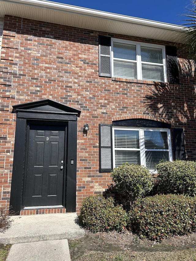 415 Parkdale Dr Unit 6D, Charleston, SC 29414 - doorway to property with brick siding