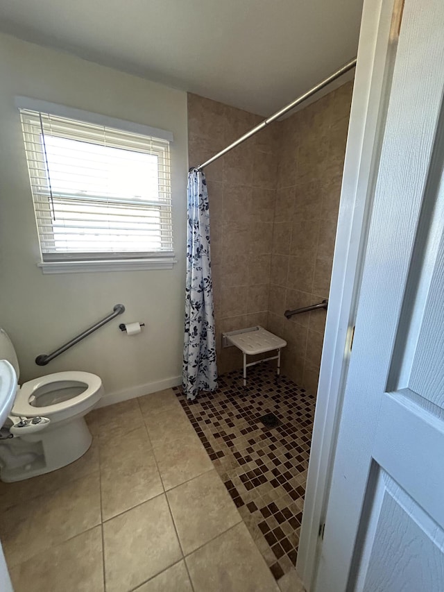 415 Parkdale Dr Unit 6D, Charleston, SC 29414 - bathroom featuring tile patterned flooring and tiled shower