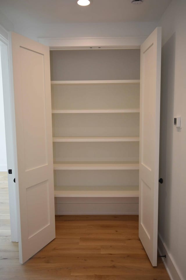 view of closet