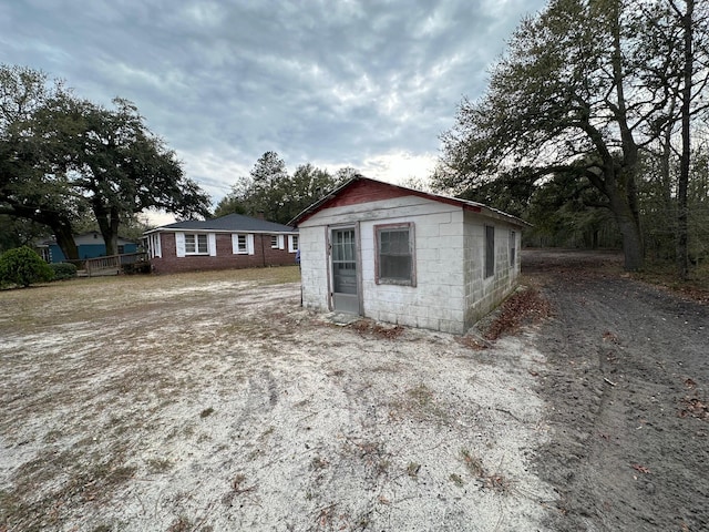 view of rear view of house