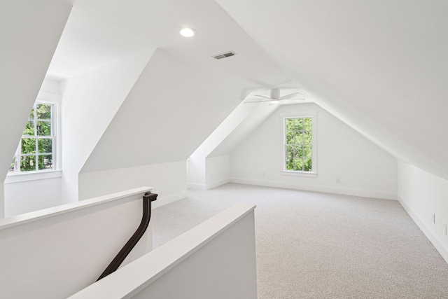 380 Tidal Reef Cir, Mount Pleasant, SC 29464 - bonus room featuring lofted ceiling, carpet floors, recessed lighting, and baseboards