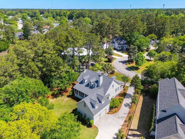 380 Tidal Reef Cir, Mount Pleasant, SC 29464 - aerial perspective of suburban area featuring a heavily wooded area